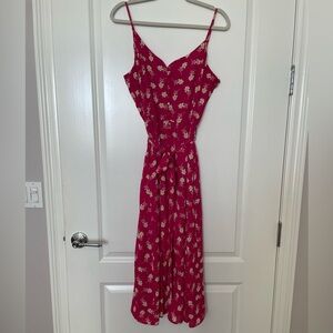 Vince Camuto Pink Maxi Sundress Sweetheart Neckline
